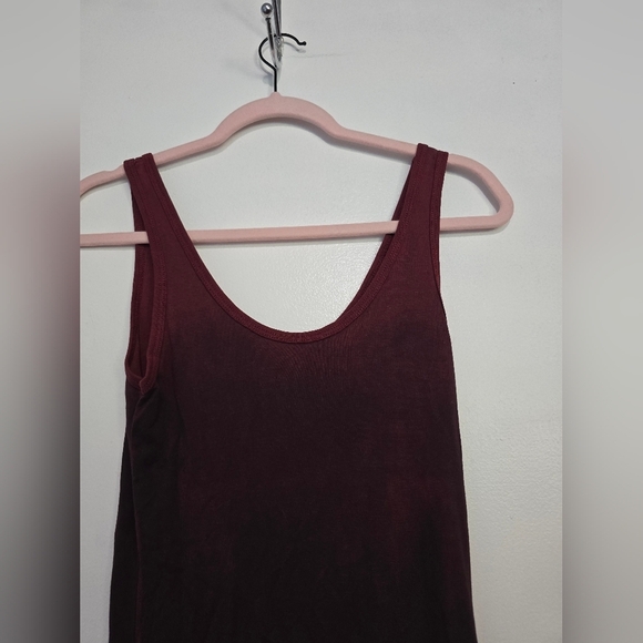 George Love Tie Dye Tank Dress Maroon Small - Picture 2 of 7